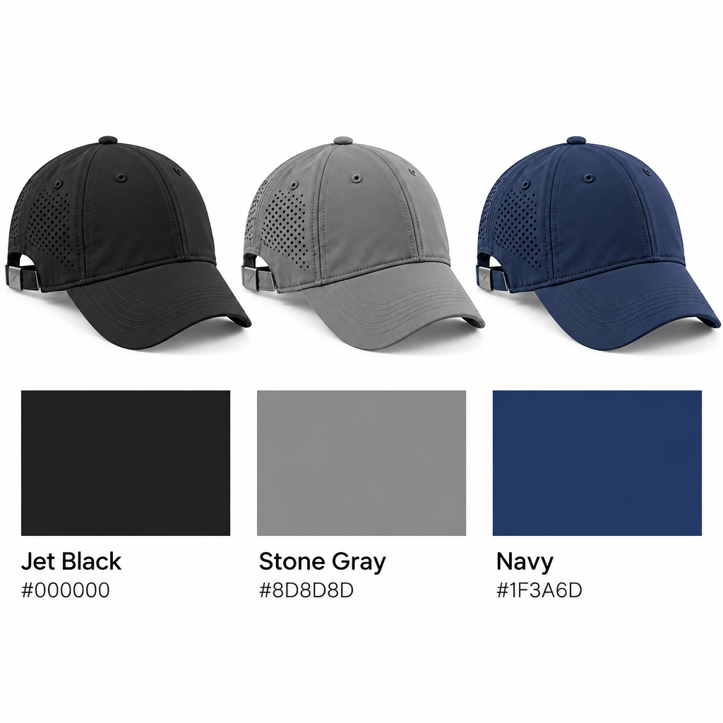 Zevirum™ AeroForm Performance Baseball Cap — Lightweight Unisex Sport Hat, Adjustable Running Cap & Breathable Everyday Activewear Accessory